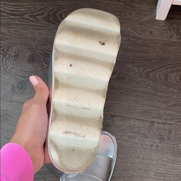 PRADA silver sandals - Picture 6 of 9